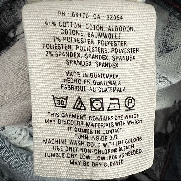 Pilcro STET Mid Rise Flare Jeans Womens 28 Dark Wash Anthropologie Stretch Denim - Picture 9 of 12